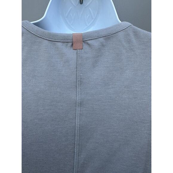 Lunya Restore fitted Pullover Midi Tank dress ambient heather Gray Sz L - Picture 11 of 15